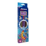 COLORES TRIANGULARES METALICOS X8